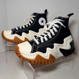 Converse Run Star Motion HI Black Gum Honey Platform 171545C Women's 9.5 Men's 7